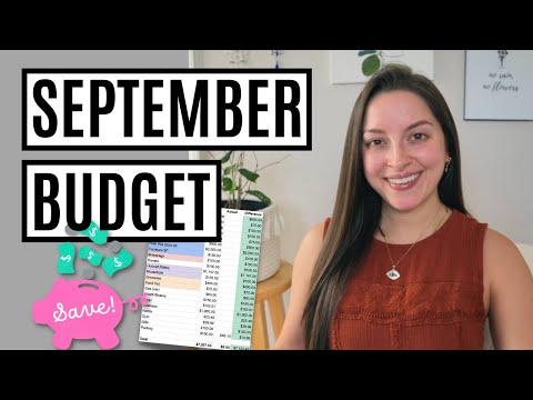 September 2023 Budget + Money Goals | 2024 Roth IRA Fund and Getting Strict with my Budget!