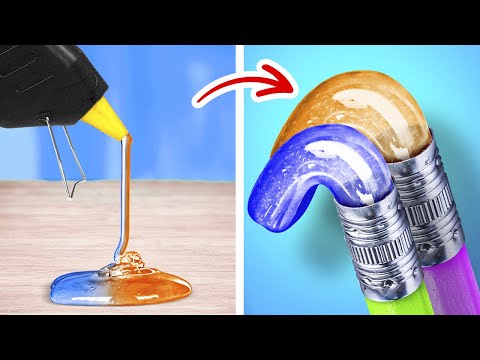 Brilliant Ideas With Glue Gun,3D Pen And Polymer Clay