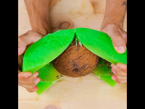 Unique drinkware made out of coconut 🥥 #shorts