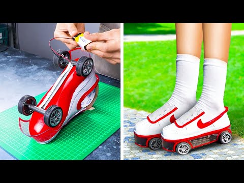 You are the fastest! Creative automotive shoes idea