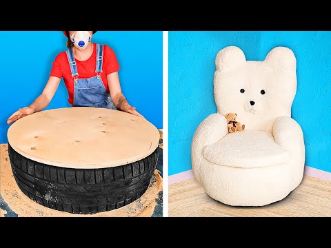 Amazing Crafts for Home and Backyard with OLD TIRES 🛞💫