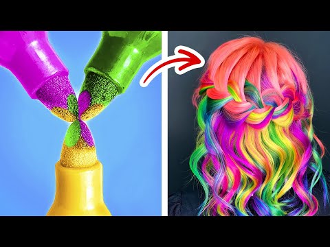 Cool Hair Coloring Ideas And Hair Hacks