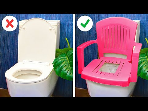 Totally genius Bathroom ideas to help you in any situation