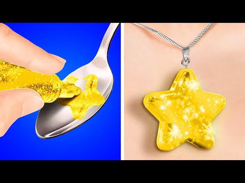+5 Adorable DIY Epoxy and Resin Crafts and Jewelry Ideas 🌟