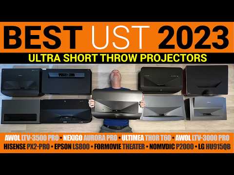 Best Ultra Short Throw Projectors 2023 (UST) || AWOL LTV-3500 Pro, Epson LS800, Nexigo Aurora Pro