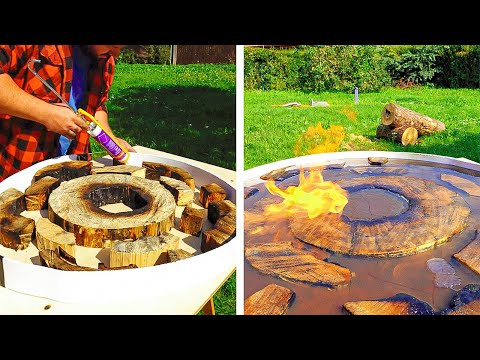 Huge Crafts with Epoxy Resin. Furniture ideas, Decorations