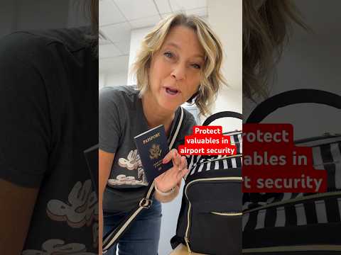 Airport Security Tips to Protect Valuables in the TSA Line #traveltips #packingtips
