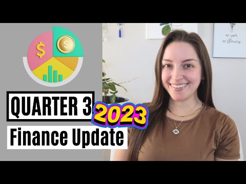 Quarter 3 2023 Finance Update | DEBT, ONLINE INCOME, INVESTMENTS, SINKING FUNDS, NET WORTH, GOALS