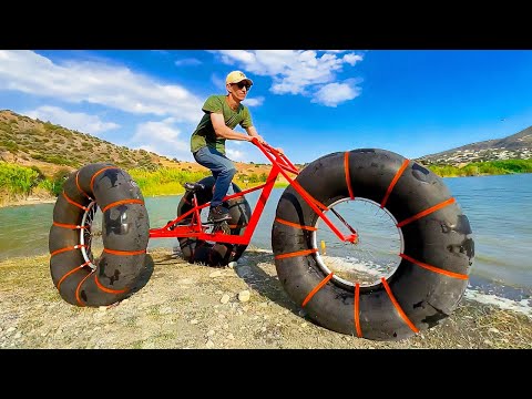 Epic bike transformation into all-terrain marvel! Car and bicycle hacks