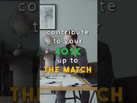 Make sure to contribute to your #401k up to the match #personalfinance