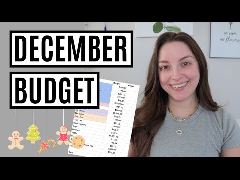 December 2023 Budget + Money Goals