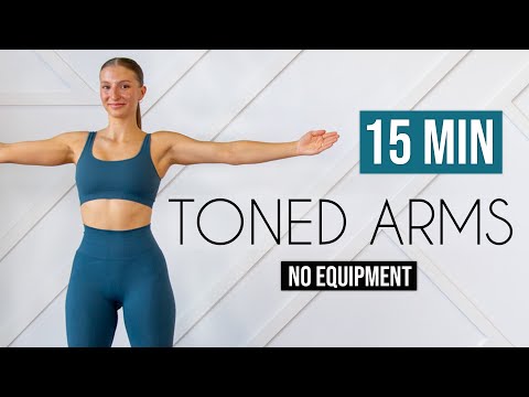 15 MIN TONED ARMS WORKOUT – No Equipment