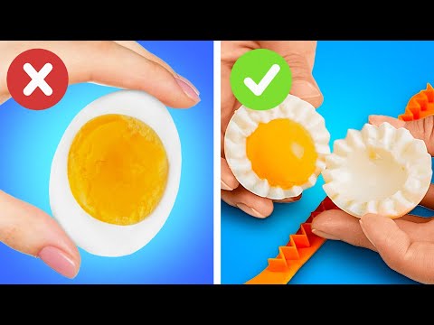 Tasty Recipes With Eggs. Clever Kitchen Hacks