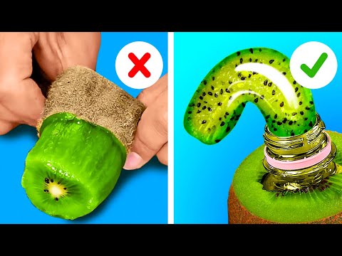 How to peel and cut fruits & veggies 🥕🥒🍅