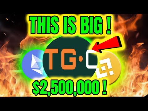 🔥 WOW *THIS* NEW CRYPTO IS MOVING FAST! 🤯 $2.5M+!!! 🔥  *NEW* $TGC Telegram Bot TOKEN !!! 🔥