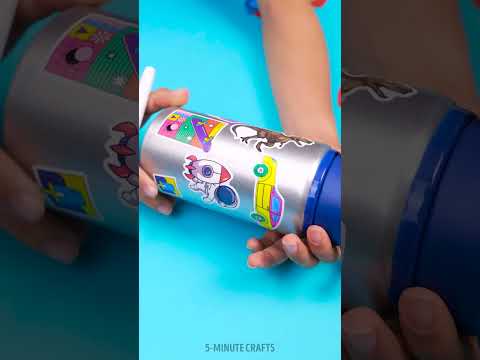 Turn Ordinary bottle into Extra with DIY crafts #diycraft #5minutecraftskit#craftkit#momcrafts