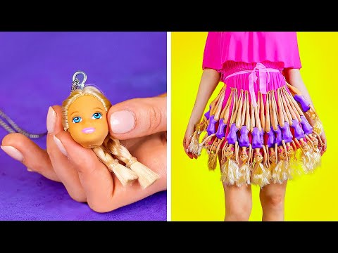 Be Barbie, use Barbie, transform Barbie! Amazing Crafts with dolls!
