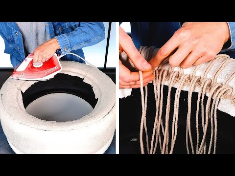 DIY Furniture Projects made from old Tires