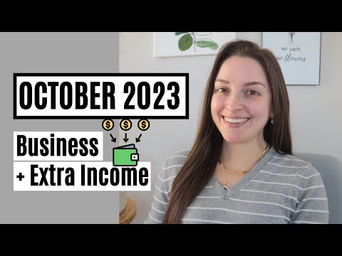 October 2023 Income Report | YouTube, Etsy, Credit Cards + Business Expenses