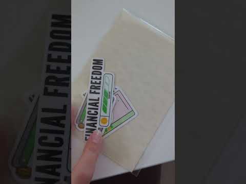 First Sticker Orders!! I filmed this a few days ago so they should be delivered soon 😊❤️