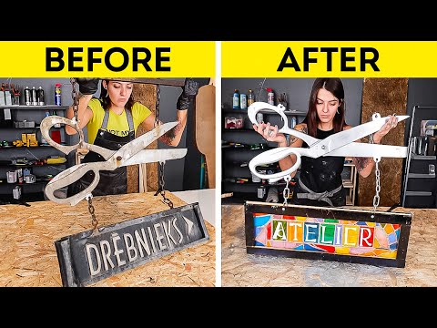Stunning Restoration process. Atelier Sign VS old Car