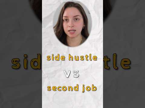 Starting a #SideHustle VS Getting a #SecondJob