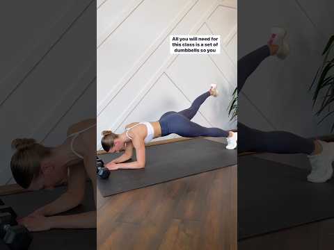 2 in 1 GLUTES & CORE workout #shorts
