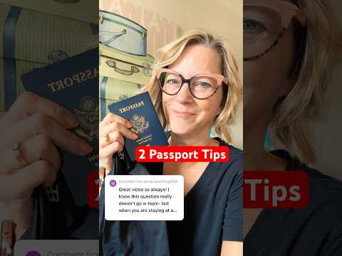 2 Passport Travel Tips