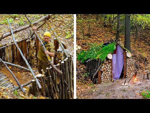 Bushcrafts projects. Important wild buildings for your surviving