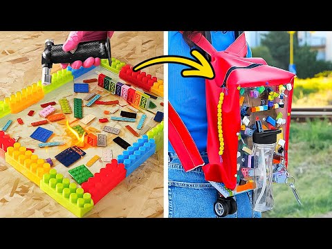 Lego Backpack. Fashionable DIY bags for your style