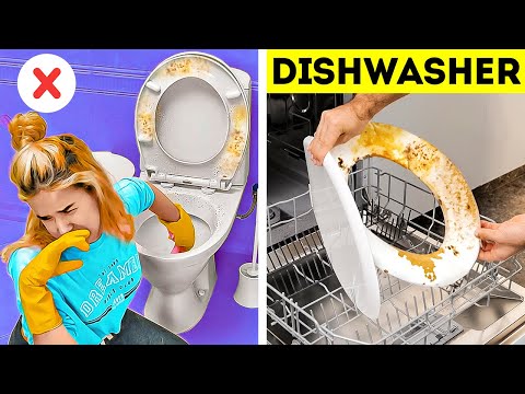 Cool Hacks For Clean Toilet 🚽 Bathroom hacks