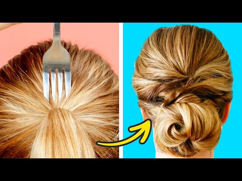 Easy Hairstyles for Yourself. Amazing Hair Hacks