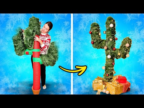 DIY Xmas tree Projects and Fun Crafts for New Year holidays