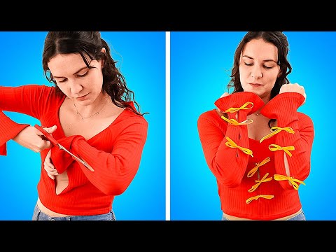 One simple Cut and your Clothes transformed in New outfit