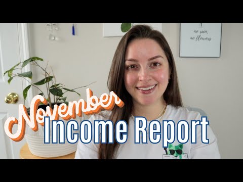 November 2023 Income Report | YouTube, Etsy, Credit Cards + Business Expenses