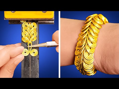 Beautiful Bracelet ideas. Bracelet with GPS, bracelet made from coin