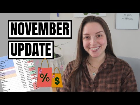 November 2023 Finance Update | Spending, Net Worth, Goal Updates | I Went Shopping 😬
