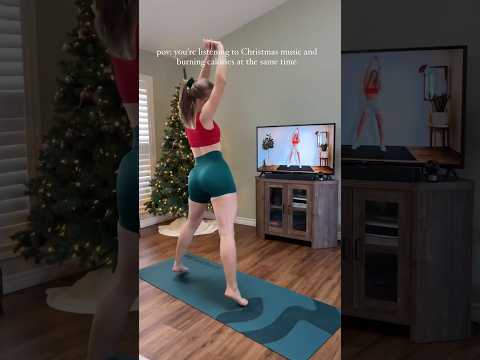 pov: you’re burning calories and listening to Christmas music #fitness