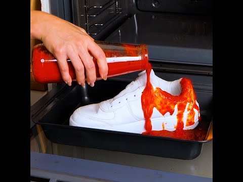 Turn your boring trainers into an awesome shoe-bag! 👜#shorts