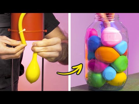 Unique balloon creations. Glue, 3D Pen And Epoxy Resin Crafts
