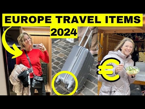 Europe: Travel Essentials for a Carry-On Bag in 2024 (Tips and Tricks)
