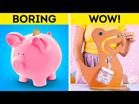 Funny Cardboard crafts for School and home