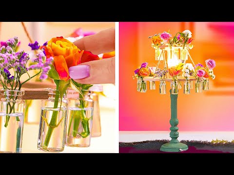 Random Flower projects for your Beauty and home Decor