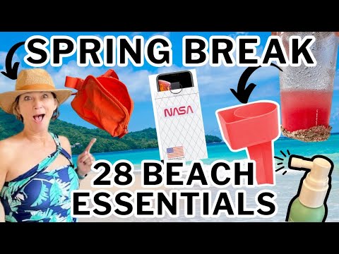 28 Essentials for a Spring Break Beach Trip You Need to Pack