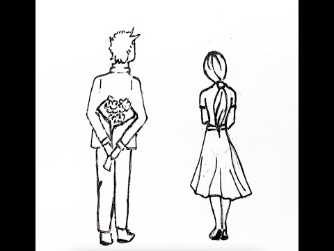 Sketching love: The life cycle of a couple 💘 Take care of each other #shorts #love