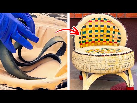 Reuse Old Tires into something beautiful. Furniture projects