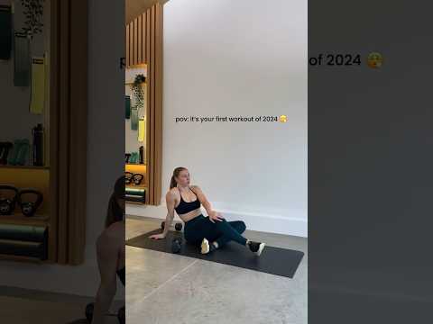 pov: it’s your first workout of the year #fitness