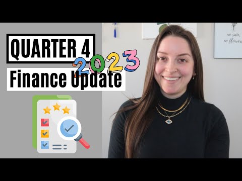 Quarter 4 2023 Finance Update | ONLINE INCOME, INVESTMENTS, SINKING FUNDS, NET WORTH, GOALS