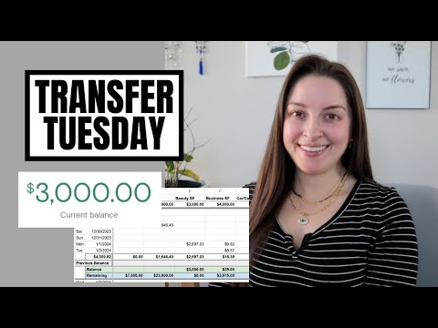 Transfer Tuesday | Sinking Fund Goal #1 ✅