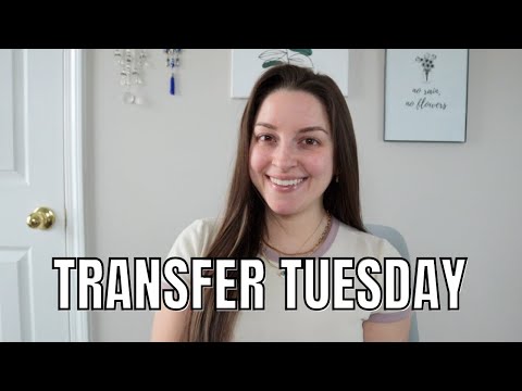 Transfer Tuesday | Hit my goal for the month!